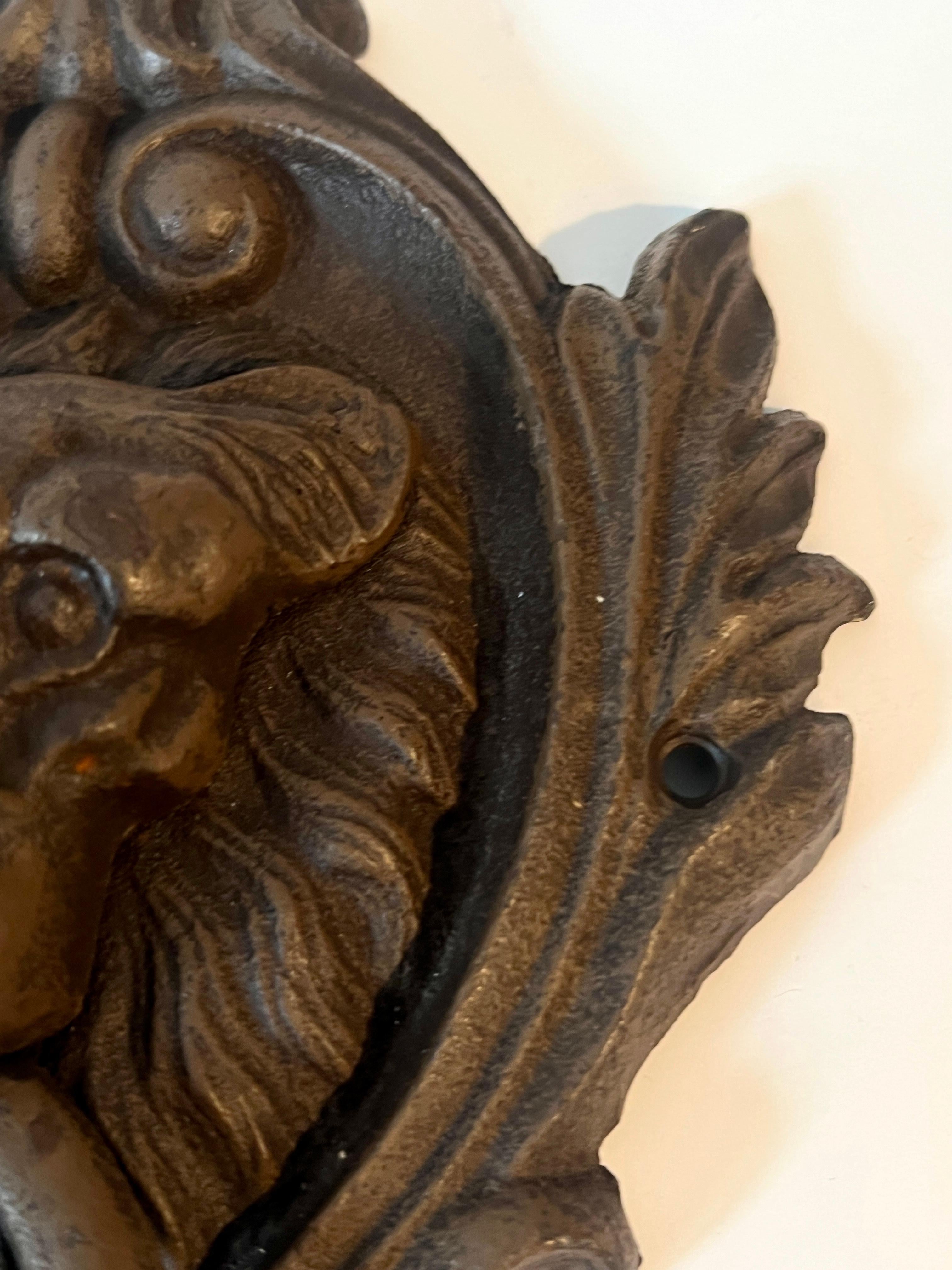 Lion Door Knocker with Embellished Framework 2