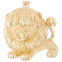 Lion French Brooch