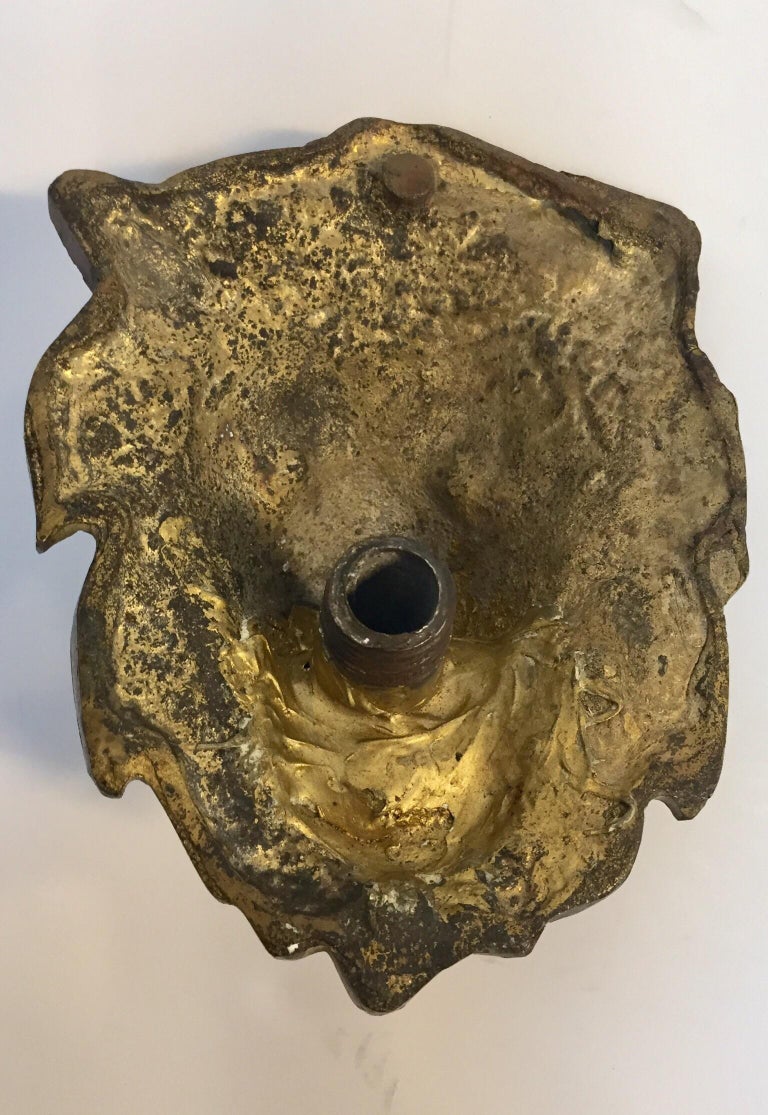 Lion Head Brass Fountain Garden Spout at 1stdibs