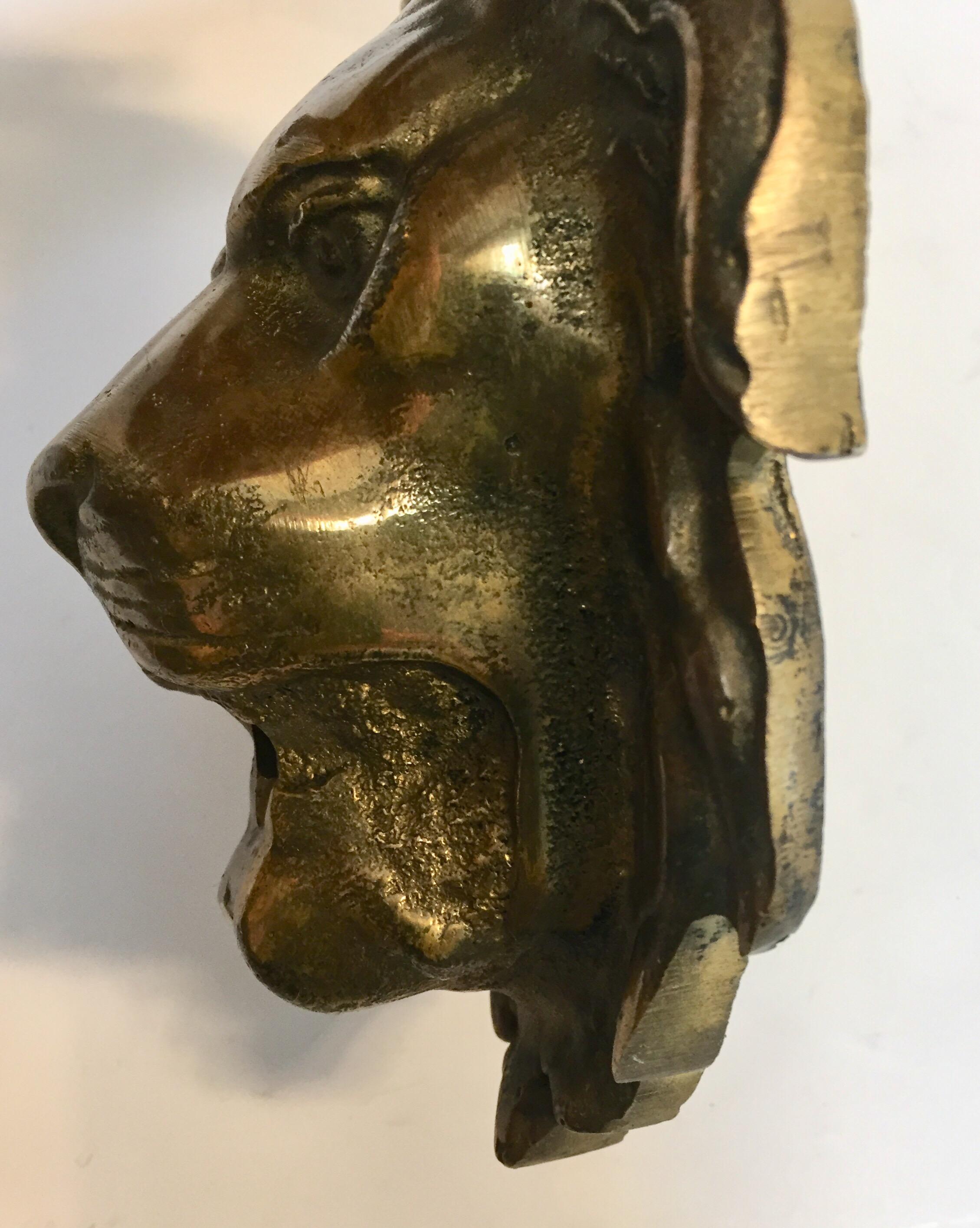Moroccan Lion Head Brass Fountain Garden Spout