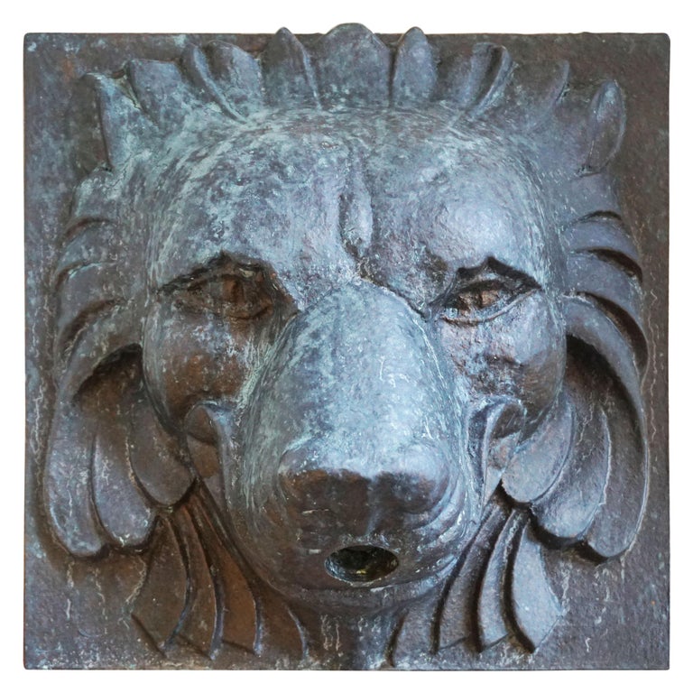 Lion Head Fountain Spout at 1stDibs