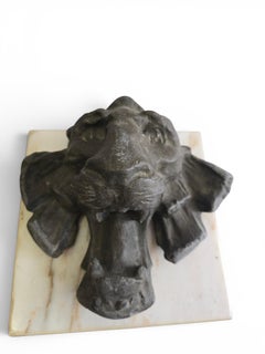 Lion Head Relief , 1970