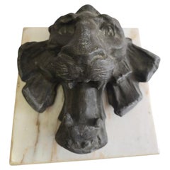 Lion Head Relief , 1970