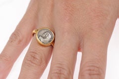 Lion Hemidrachm Ring in 22K gold