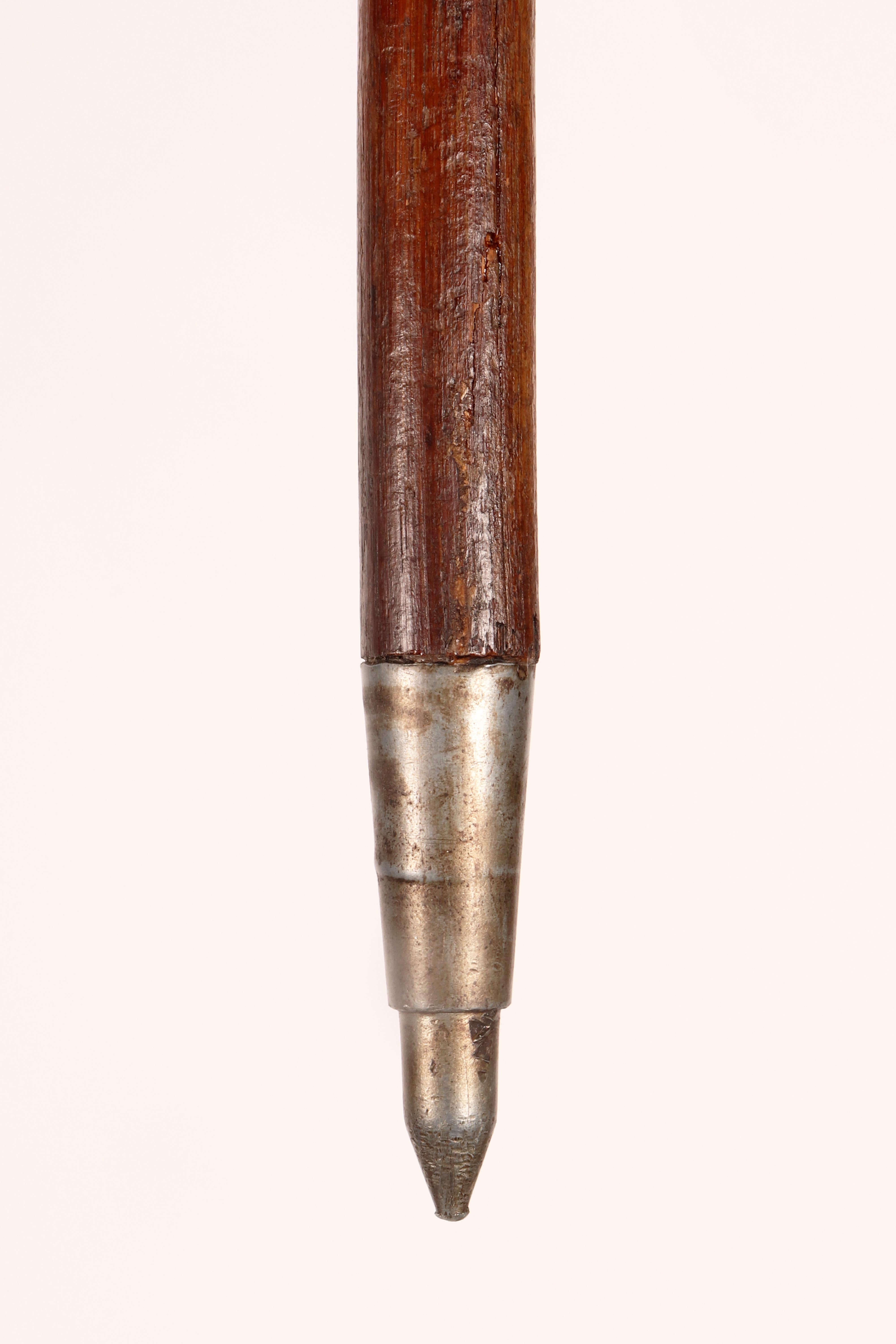 Bastone da passeggio con manico di testa di leone in avorio, Francia 1890. in vendita 6