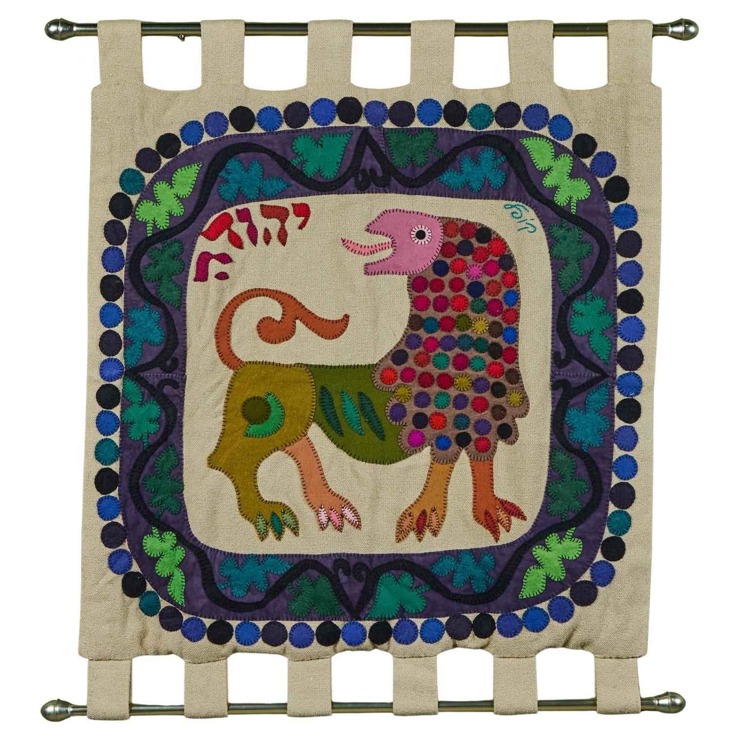 Lion of Judah Wall Tapestry by Kopel Gurwin