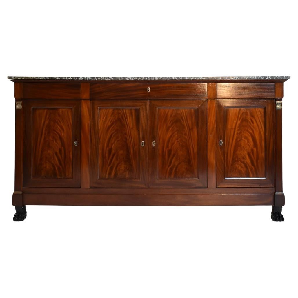Anrichte aus Mahagoni mit Löwentatzen, XIX. Jh. im Angebot
