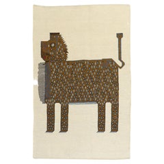 Lion Persian Kilim Wall Hanging