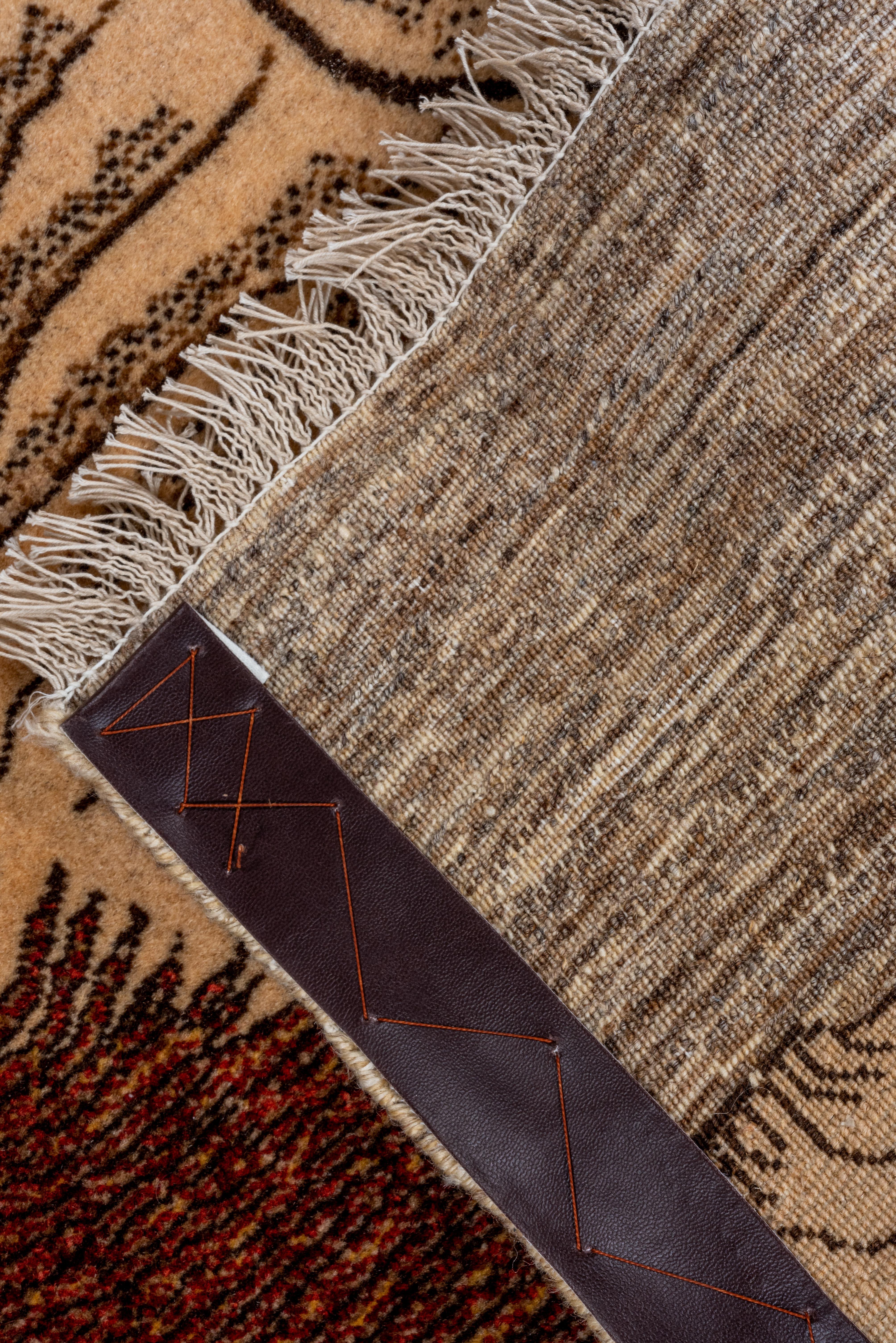 20th Century Lion Portrait Gabbe Rug For Sale