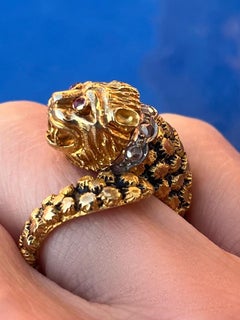 Lion Ring by Ilias Lalaounis