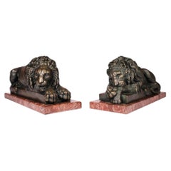 Lion Set of 2 Sculptures