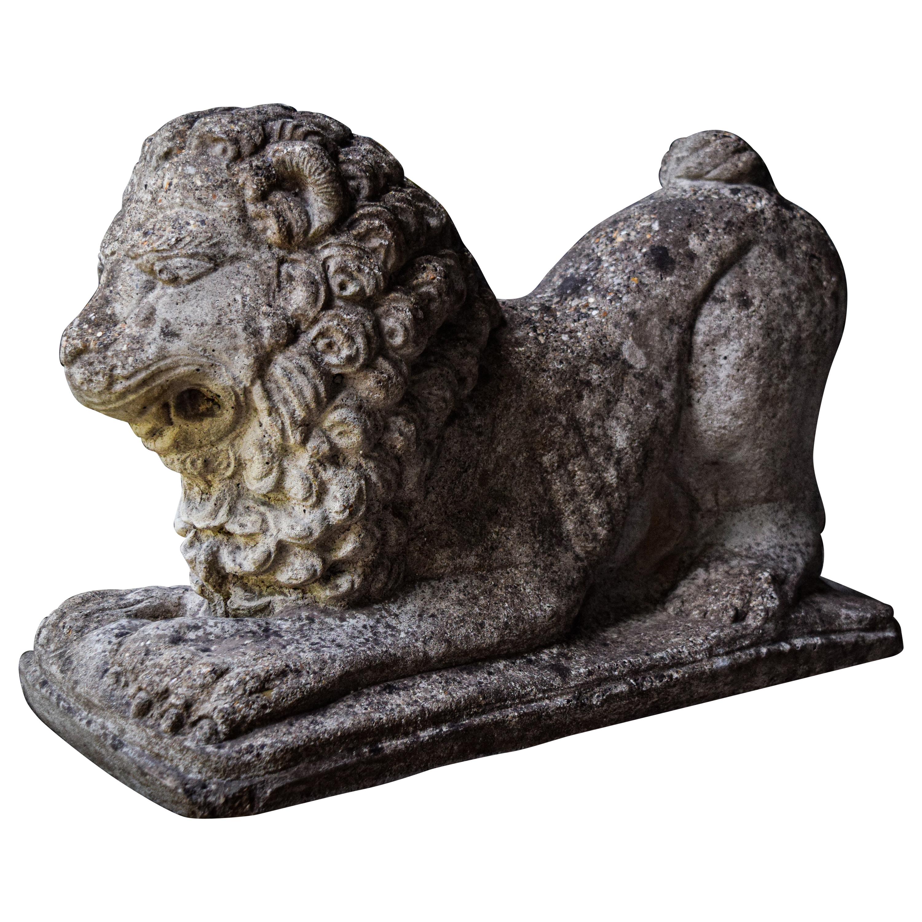 Lion Statues in Repose