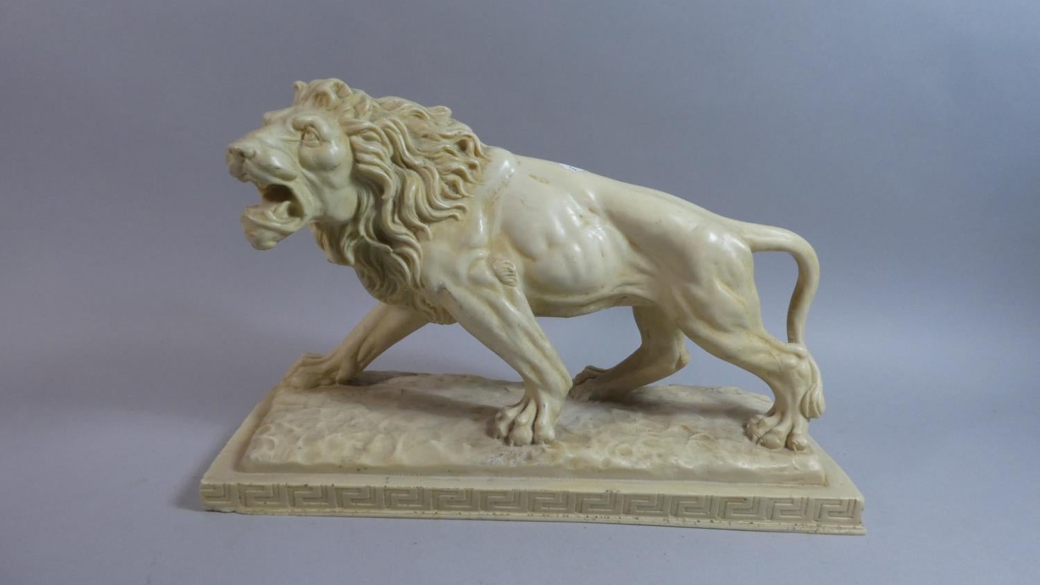 greek lion sculpture