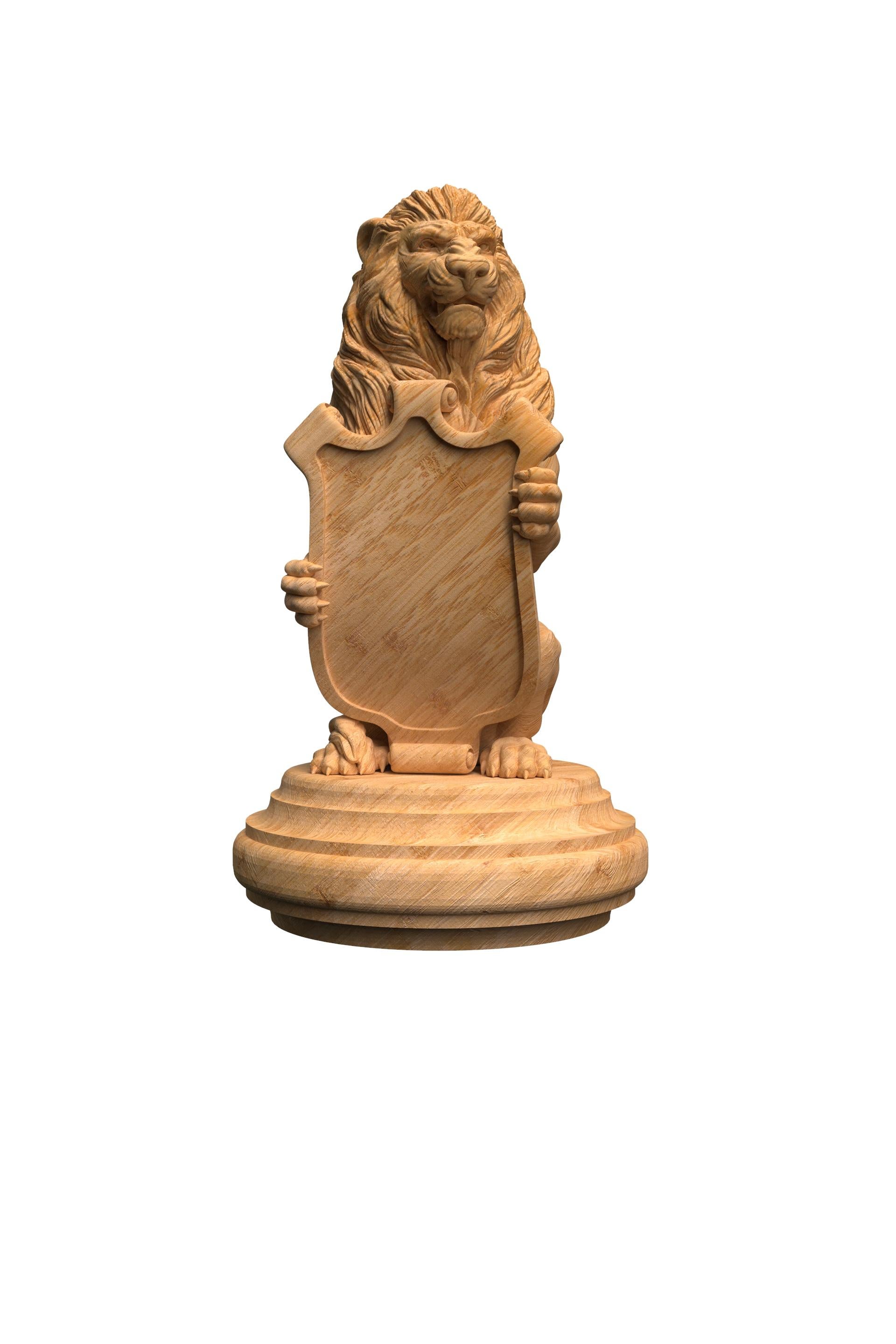 lion newel post