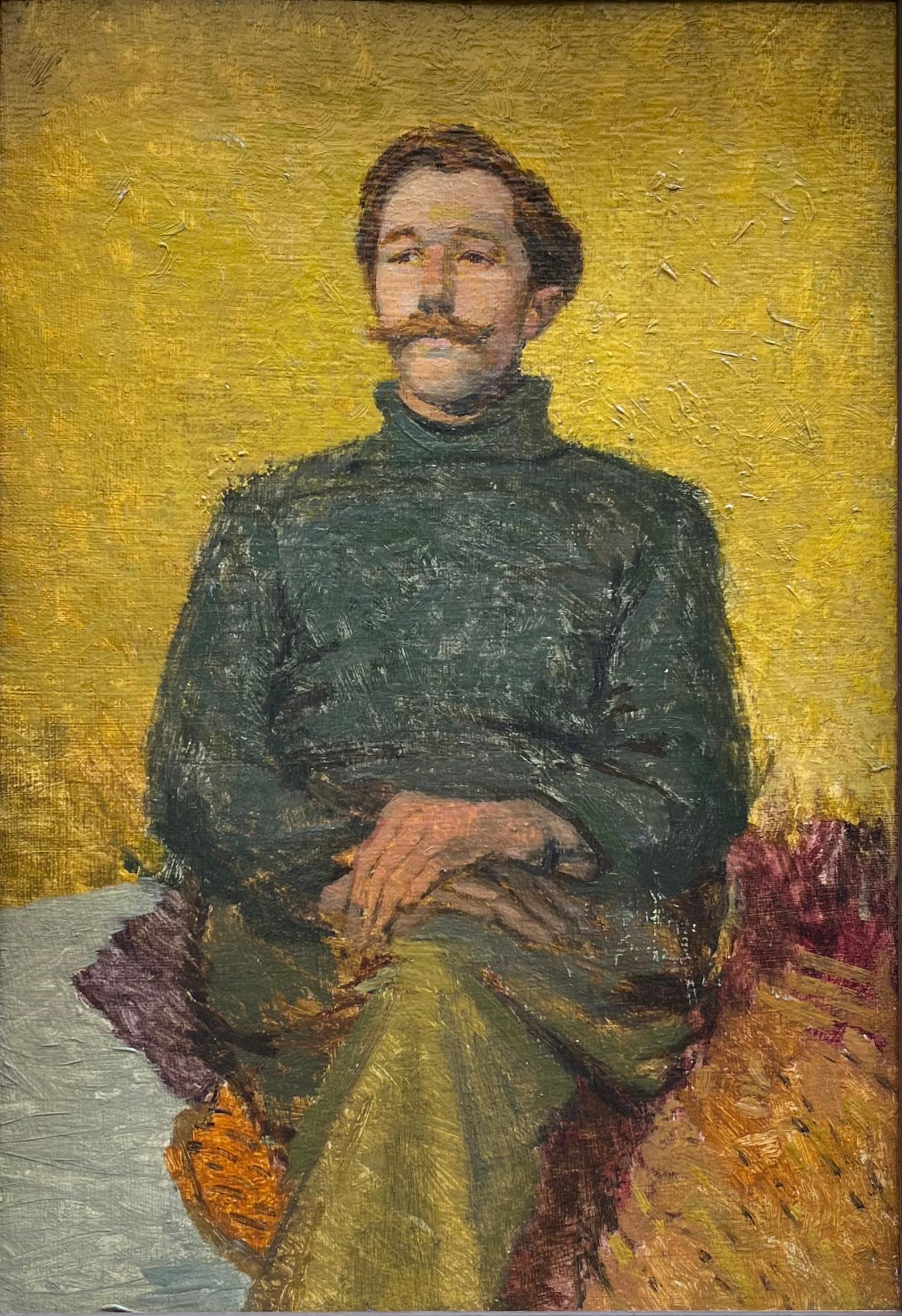 Autoportrait - Painting de Lionel Bulmer