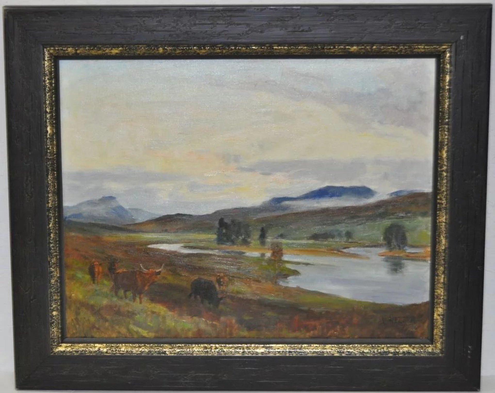 Glenmoriston - Scottish Highlands - Painting by Lionel Edwards