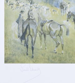 The Beaufort Hunt Above the Sodbury Vale hunting print by Lionel Edwards