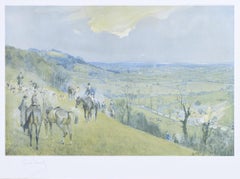 The Beaufort Hunt Above the Sodbury Vale hunting print by Lionel Edwards