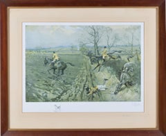 La caccia a Belvoir stampata da Lionel Edwards