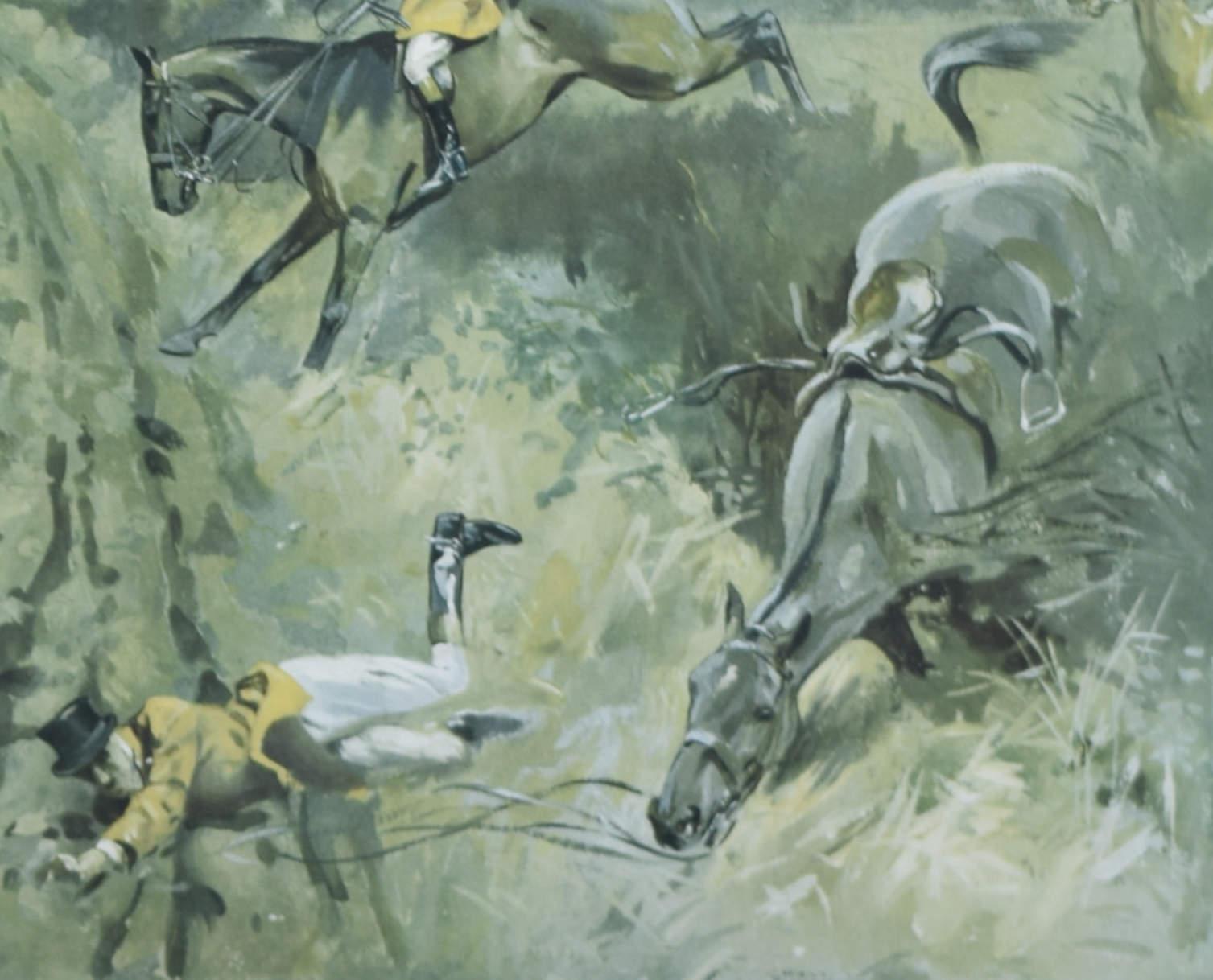 Impression « The Belvoir Hunt » (La chasse au Belvoir) de Lionel Edwards en vente 3