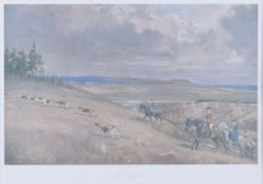 The Hertfordshire Hunt fox hunting print by Lionel Edwards