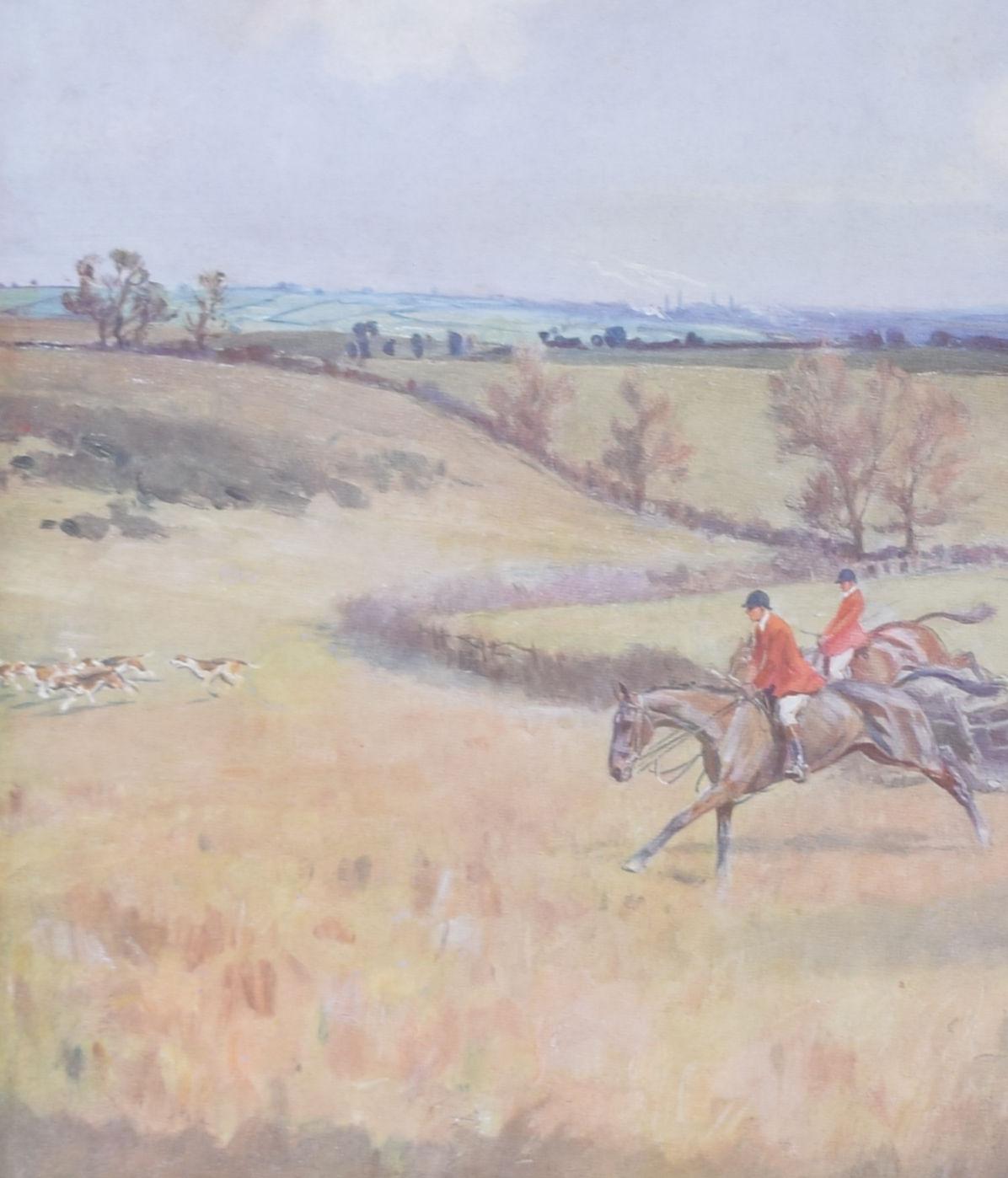 The Quorn Hunt, Holy Vale hunting print by Lionel Edwards For Sale 2