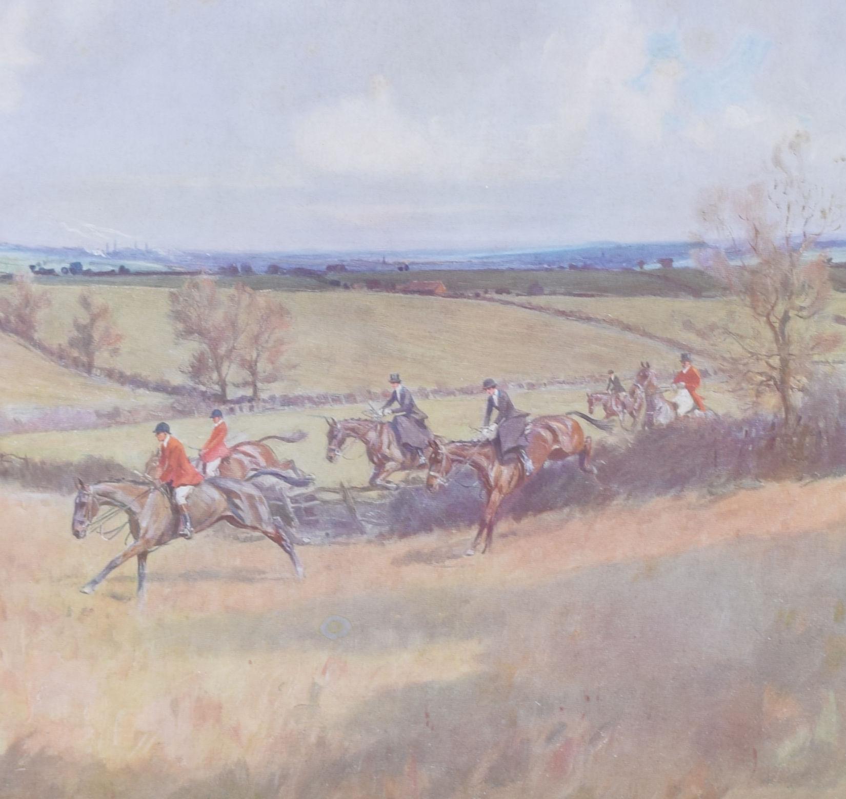 The Quorn Hunt, Holy Vale hunting print by Lionel Edwards For Sale 3