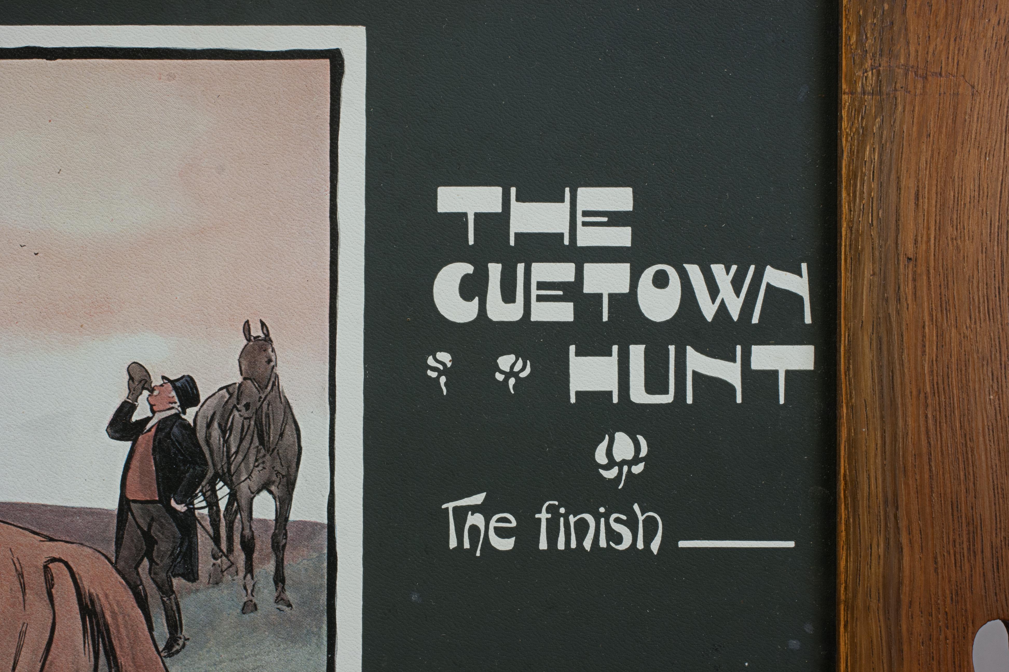 Lionel Edwards « The Cuetown Hunt », estampes de billard en vente 6