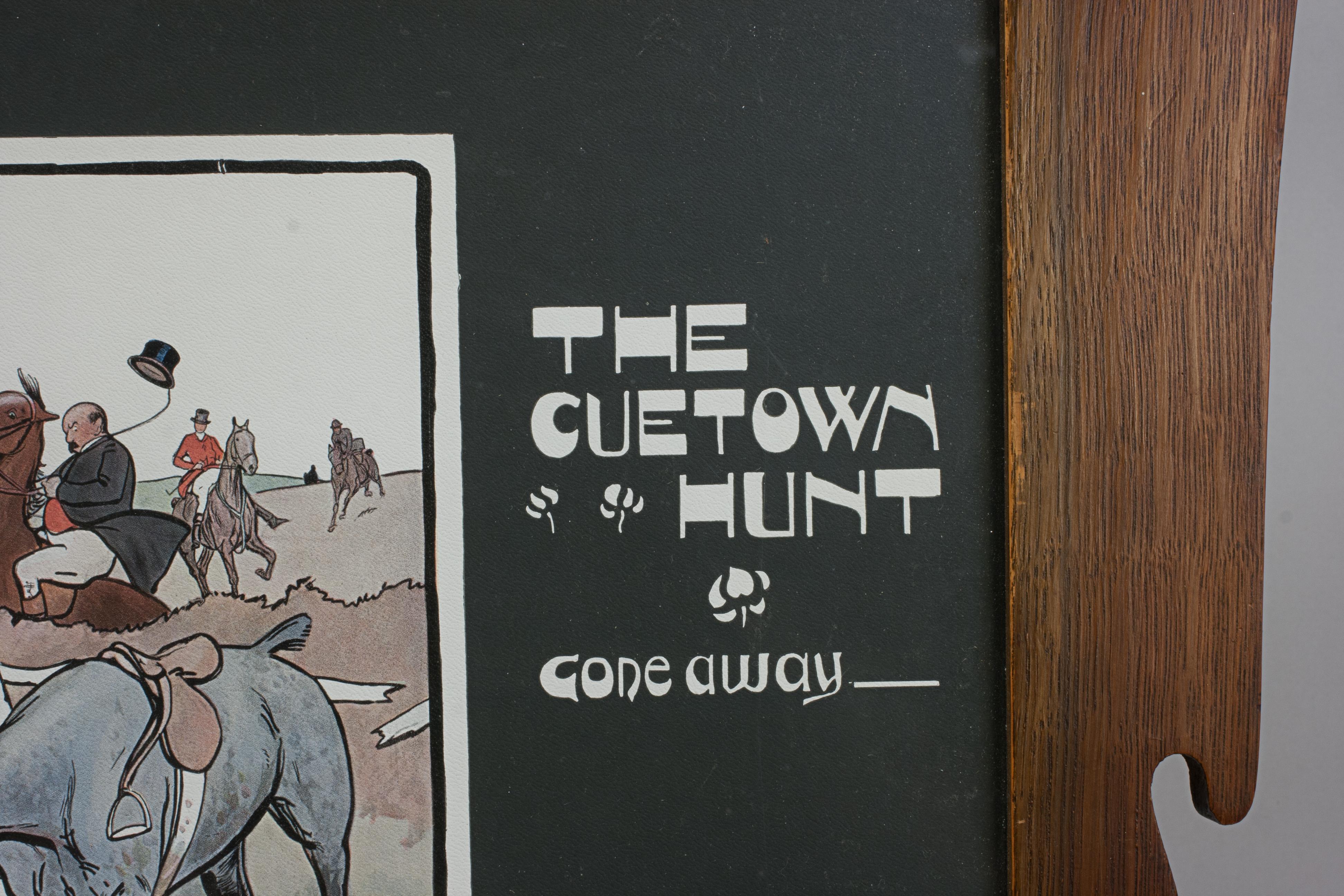 Lionel Edwards « The Cuetown Hunt », estampes de billard en vente 10