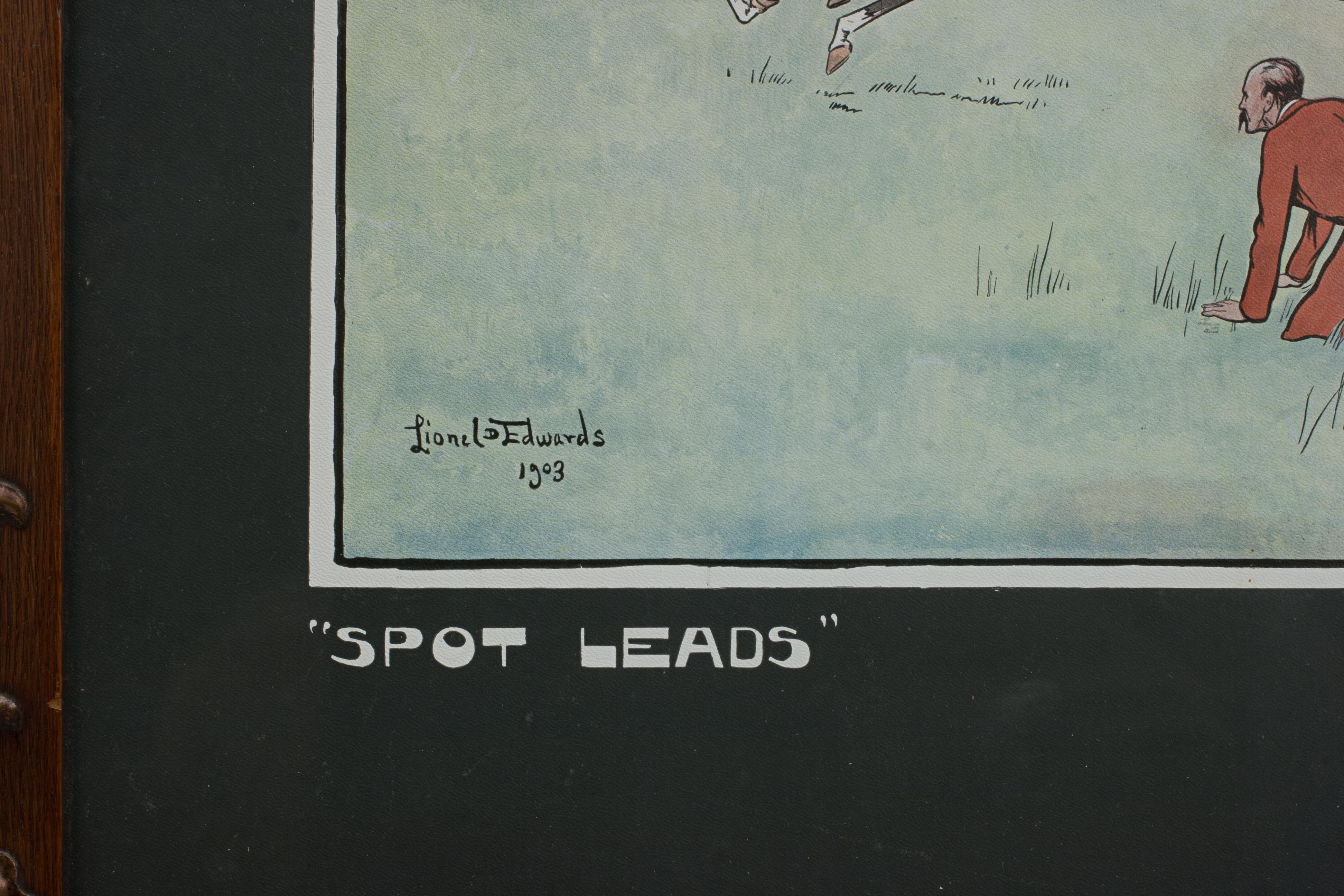 Lionel Edwards « The Cuetown Hunt », estampes de billard en vente 11