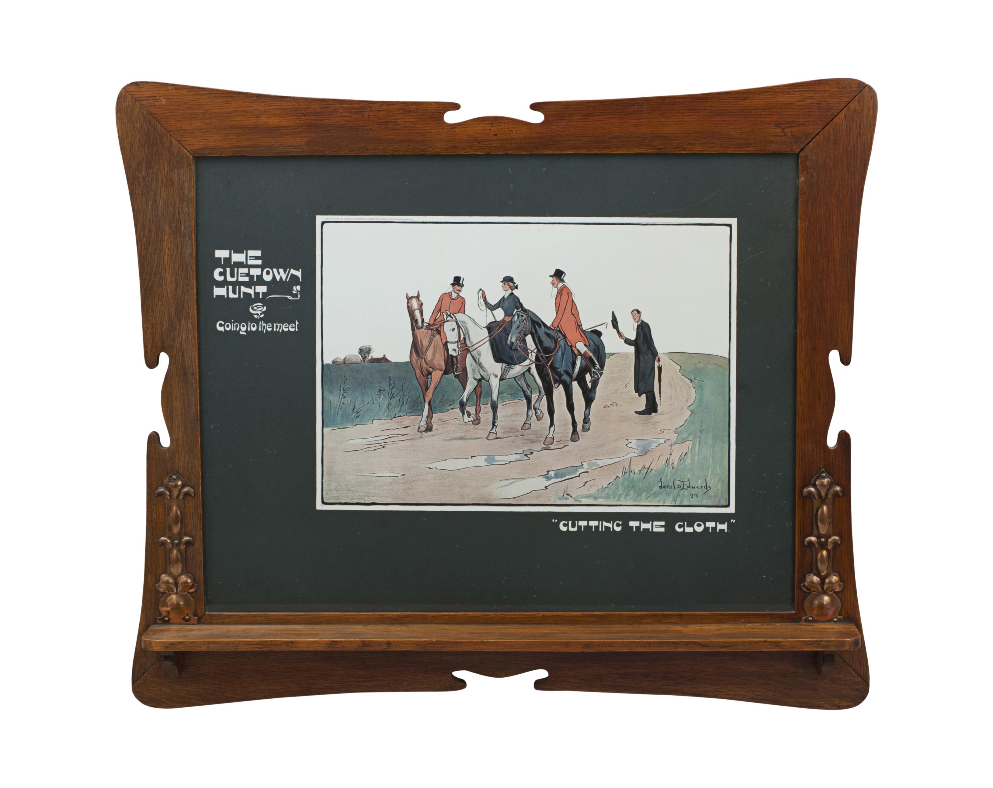 Sporting Art Lionel Edwards « The Cuetown Hunt », estampes de billard en vente
