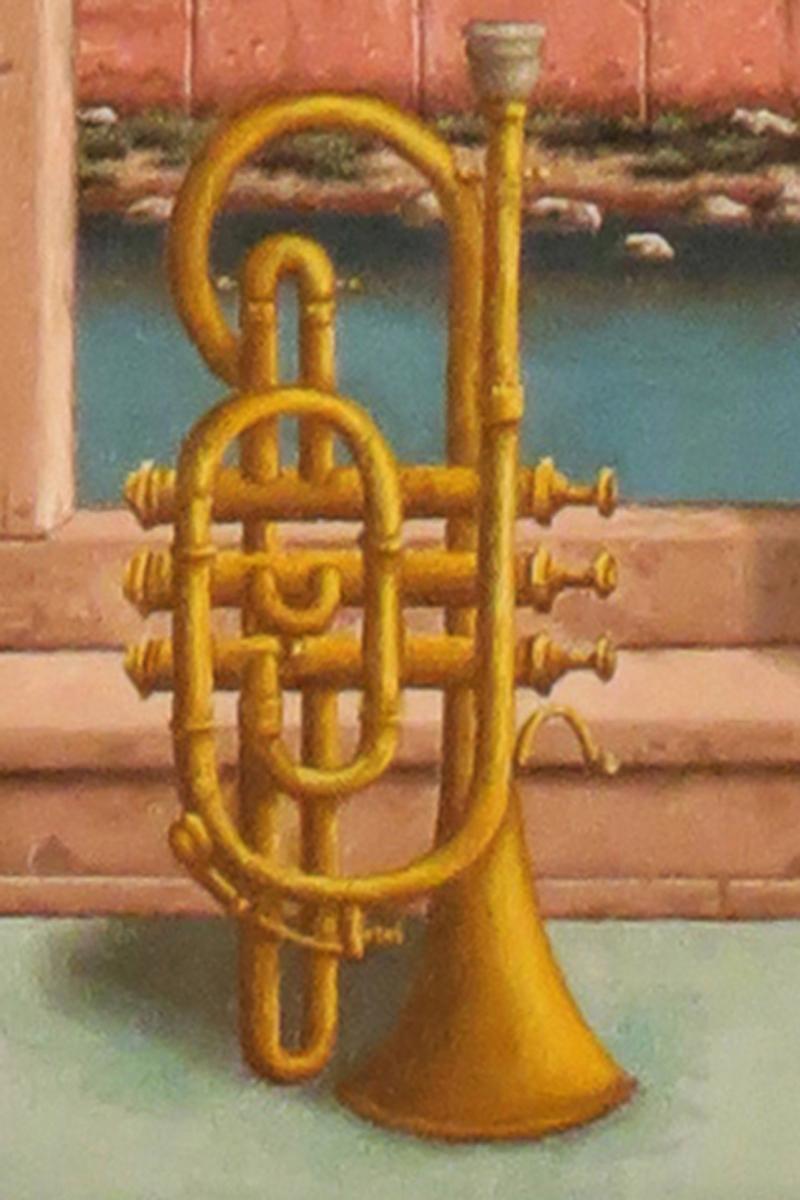 A Cornet - Painting by Lionel Kalish
