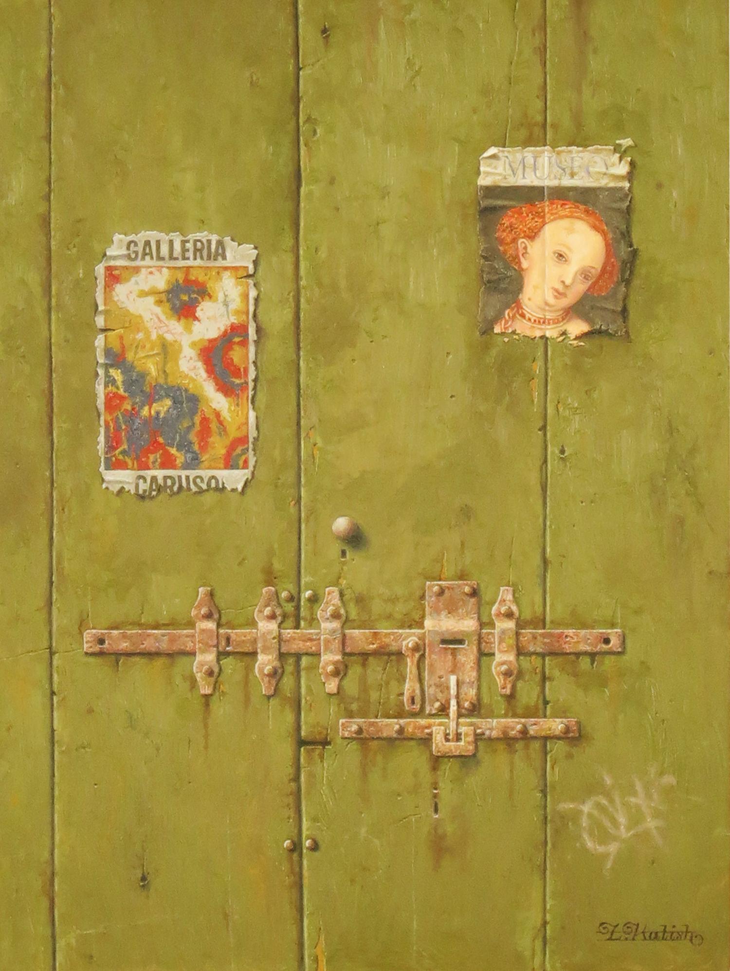 Lionel Kalish Figurative Painting - An Unused Door