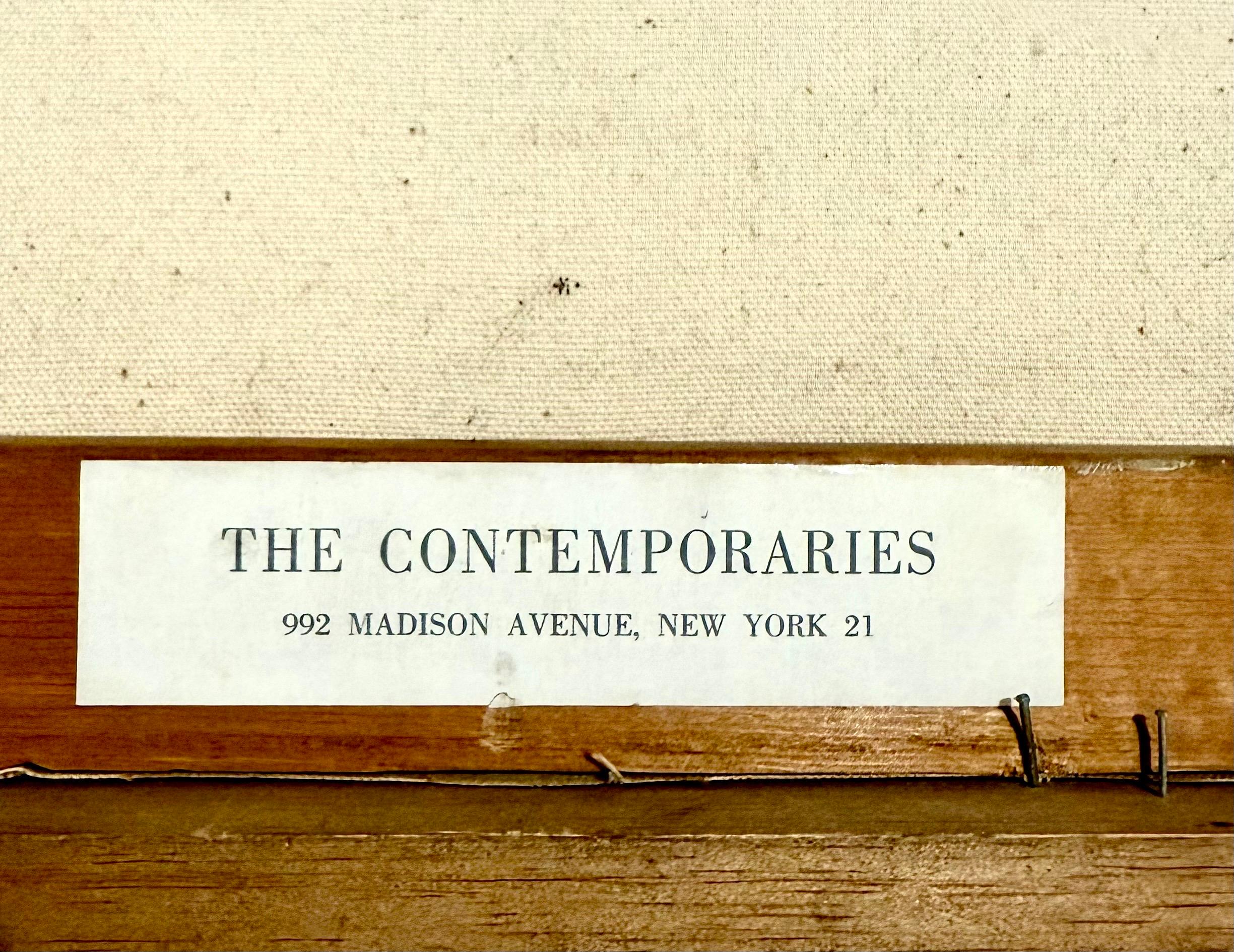 Surrealist Ölgemälde Zirkuspferd Szene Lionel Kalish Fantasie Szene New York im Angebot 10