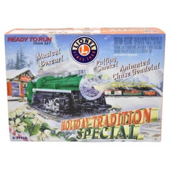 Lionel Trains a 3 binari 6-31966 Holiday Tradition Special Train Set Nuovo Mai Usato