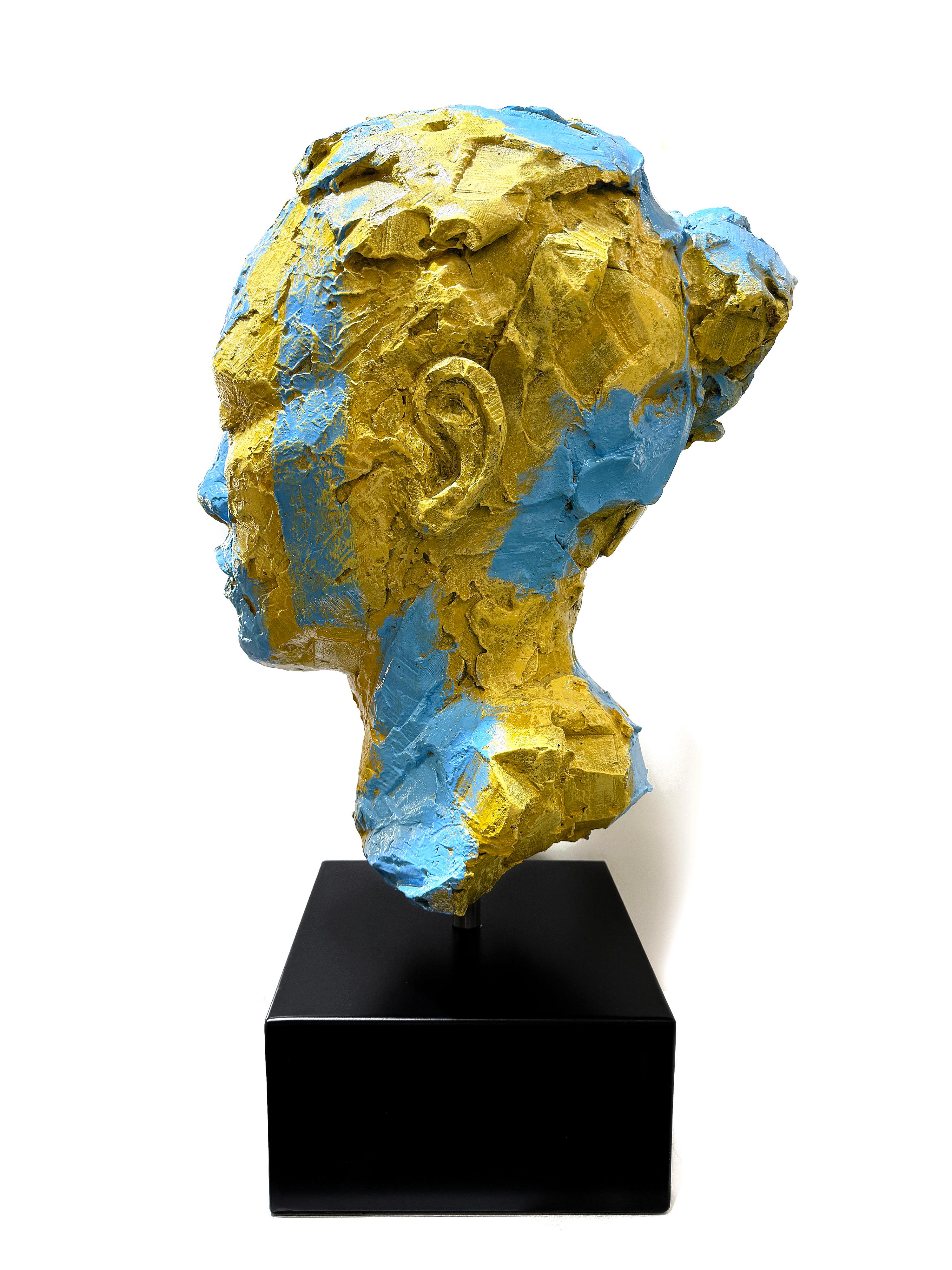 Accumulation Of Disorder (large unique hand finished sculpture) - Black Figurative Sculpture by Lionel Smit