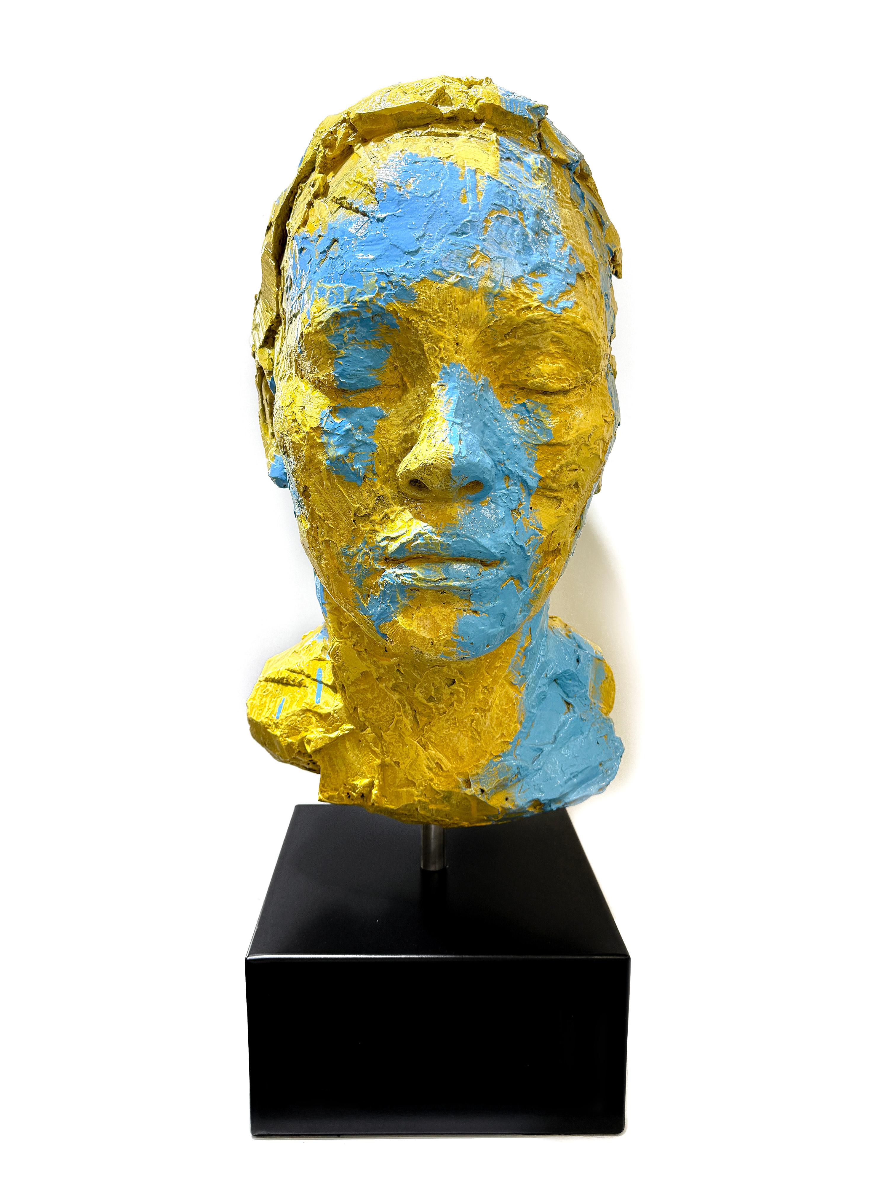Lionel Smit Figurative Sculpture - Accumulation Of Disorder (large unique hand finished sculpture)