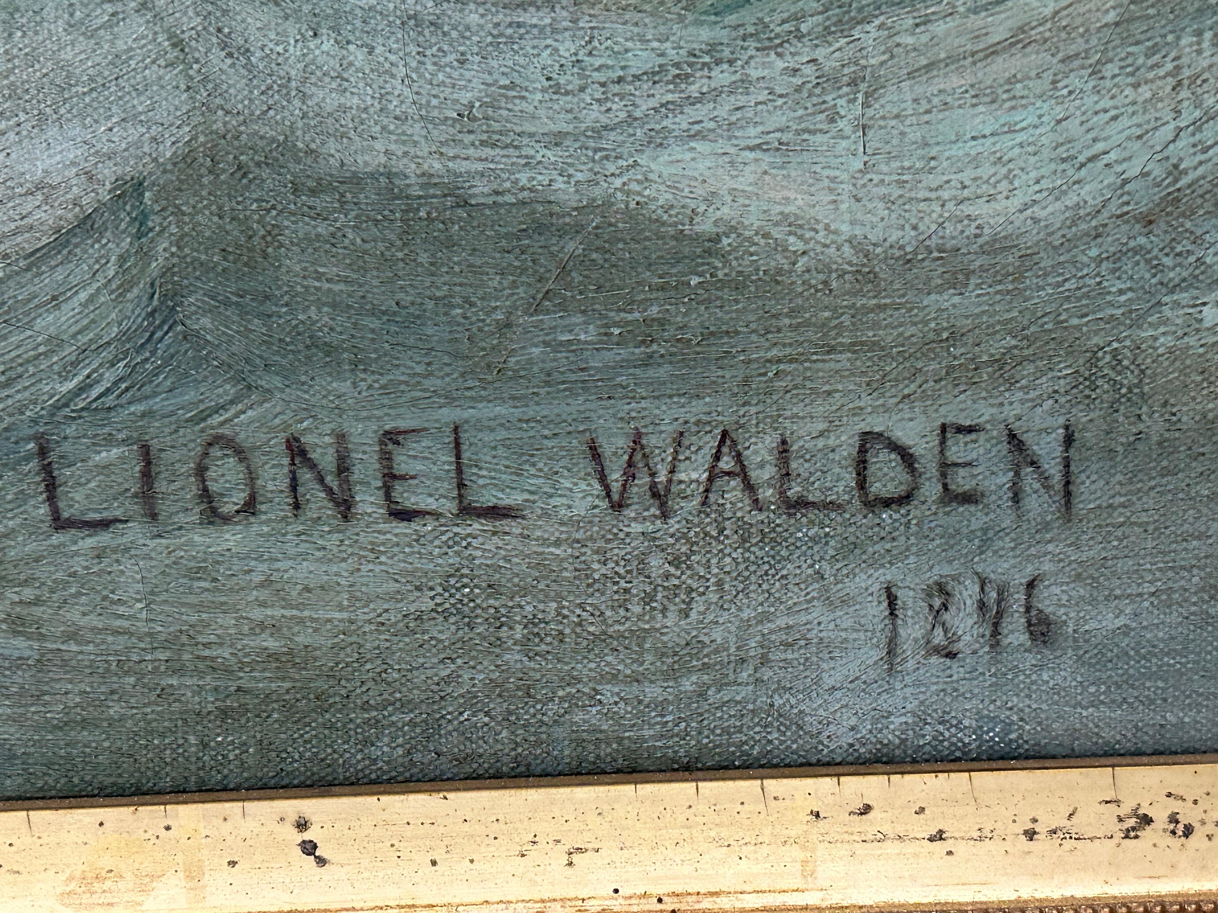 Lionel Walden Öl auf Leinwand Titel...Voyage of Discovery... im Zustand „Gut“ im Angebot in West Palm Beach, FL