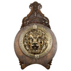 Retro Lion's Head Door Knocker