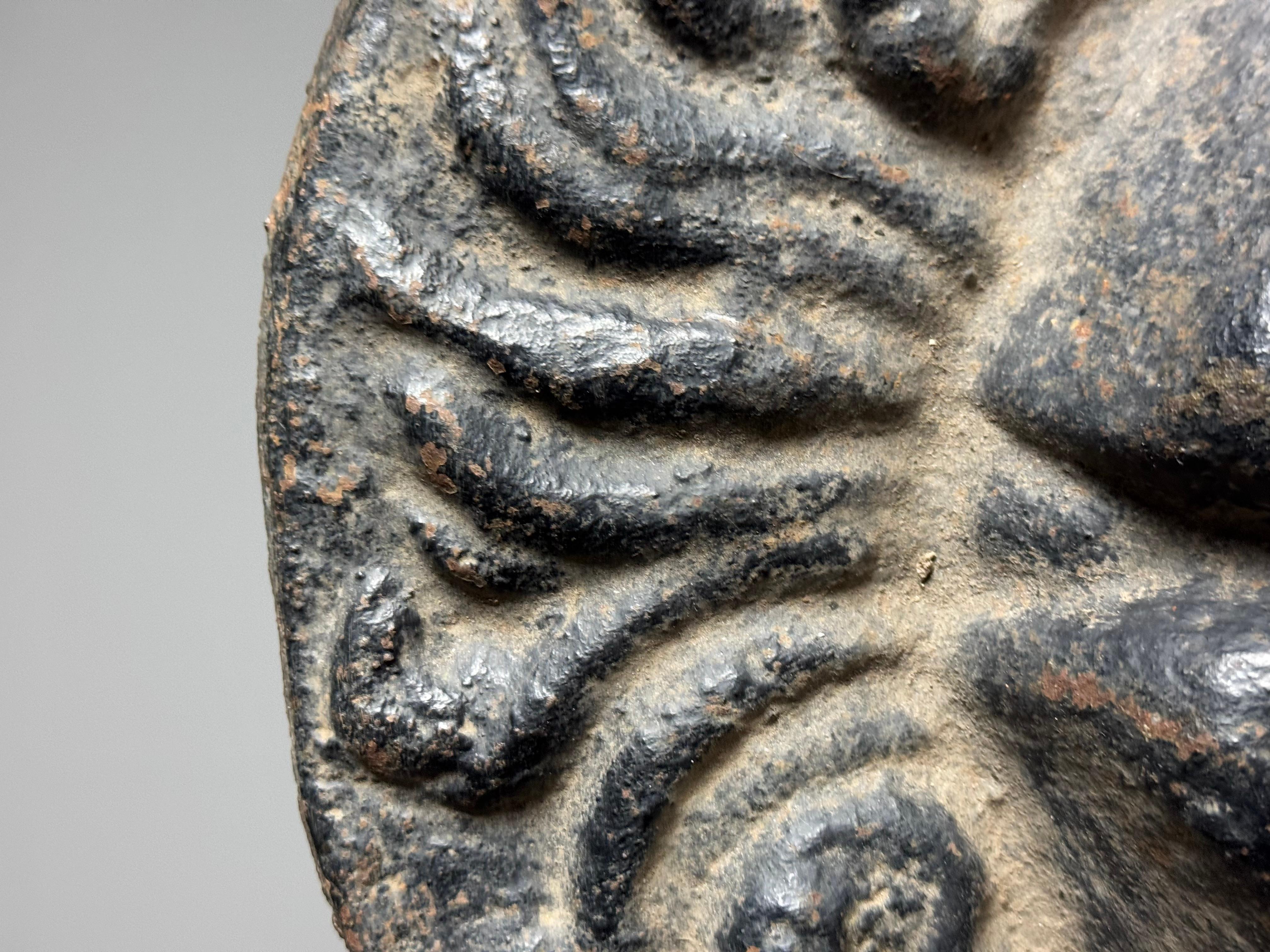 Maschera da fontana a testa di leone in ghisa del XVII secolo in vendita 6