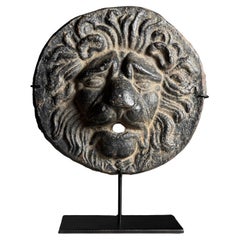Lion's Head Fountain Mask Cast Iron 17th Century