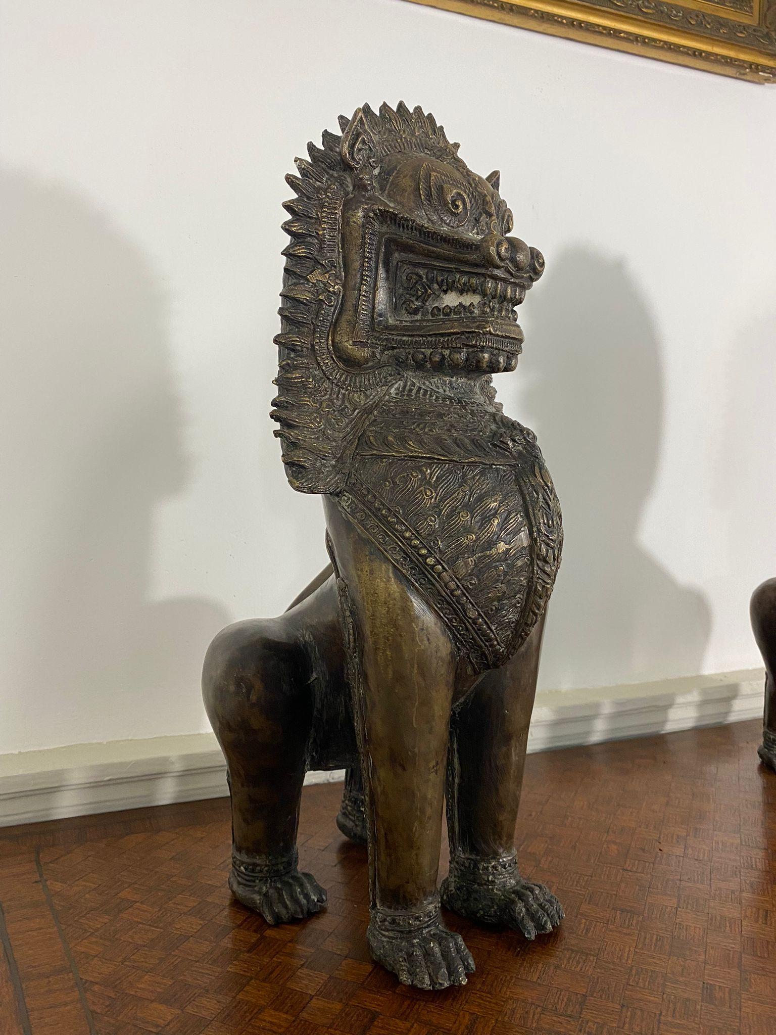 thailand lion statue