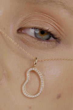 liora 18k gold & ethically sourced 0, 28 ct diamond pendant – a touch of light