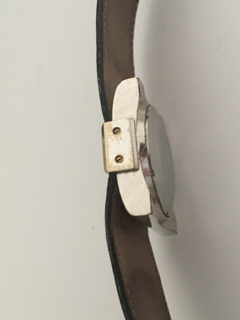 Lip Baschmakoff Automatic JumpHour Watch, circa 1970s For Sale at