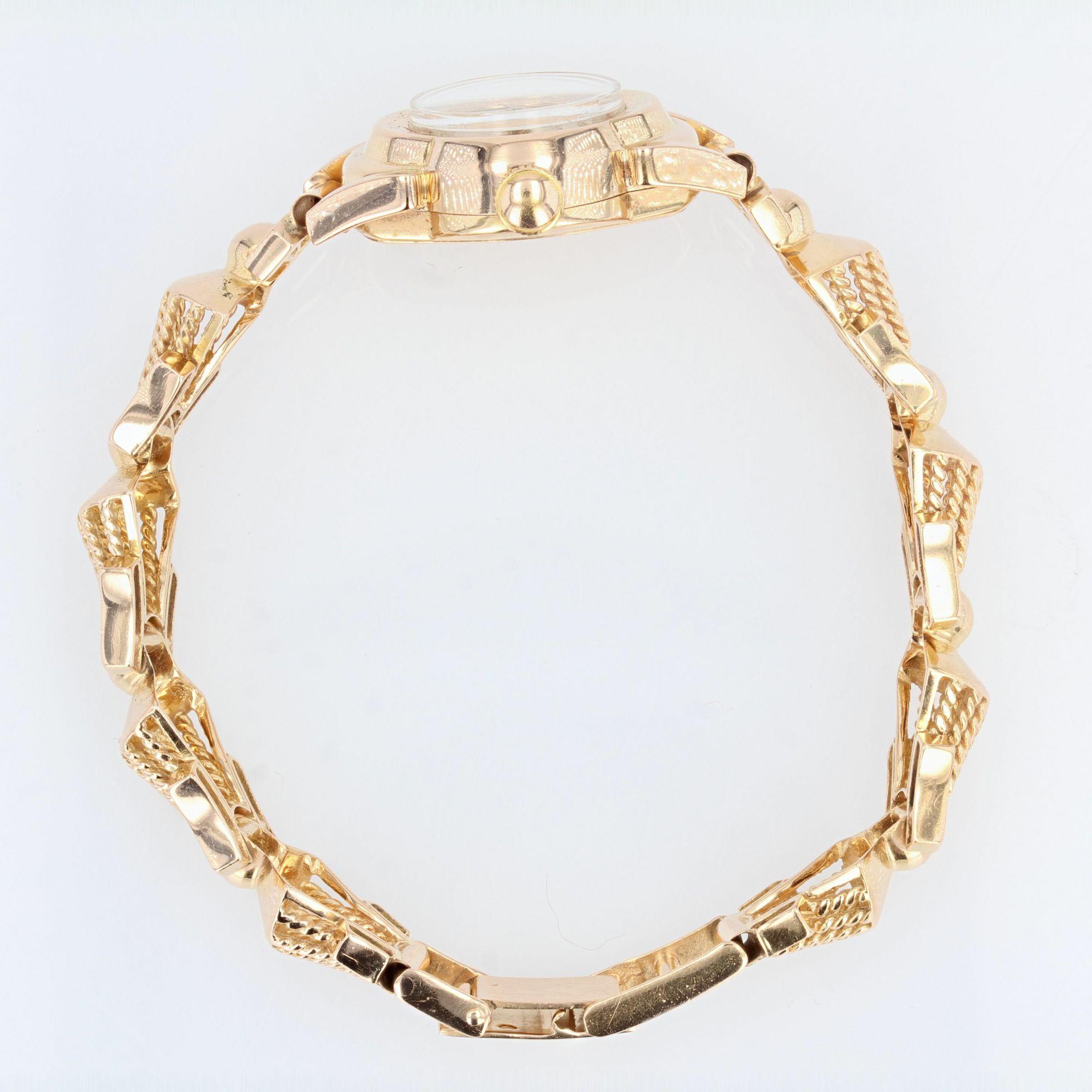 Montre rétro Lip en or jaune 18 carats pour femmes Bon état à Poitiers, FR