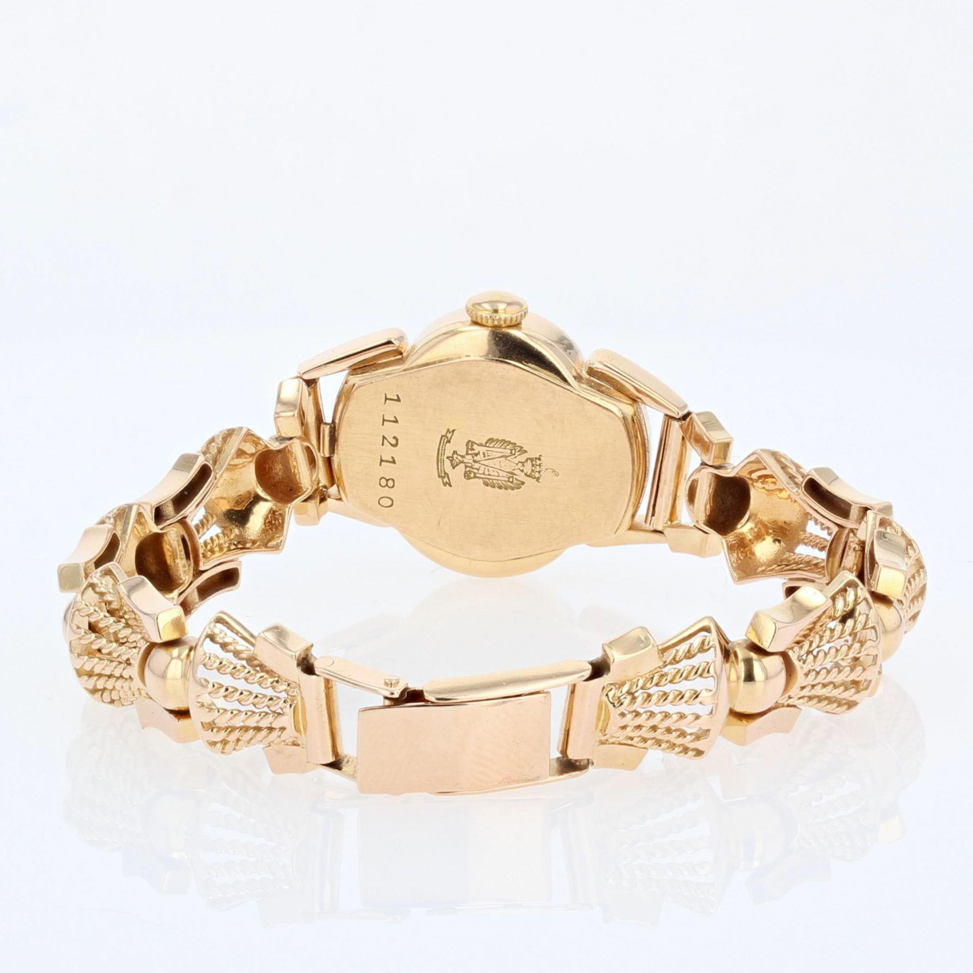  Montre rétro Lip en or jaune 18 carats pour femmes Pour femmes 