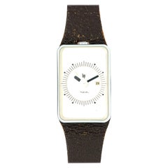 LIP Women Watch Brown Strap White Dial