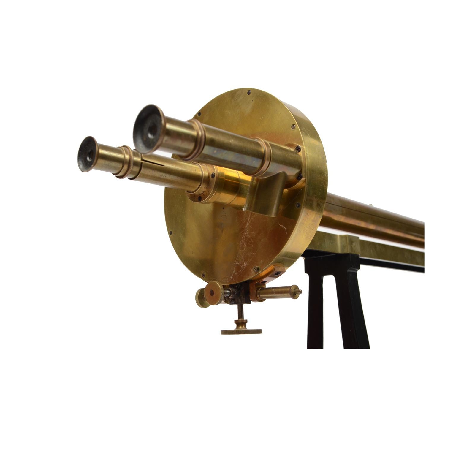 Antike Lippich-Messing-Polarimeter, antike physische Analyse, 1893  Instrument  (Schweizerisch) im Angebot