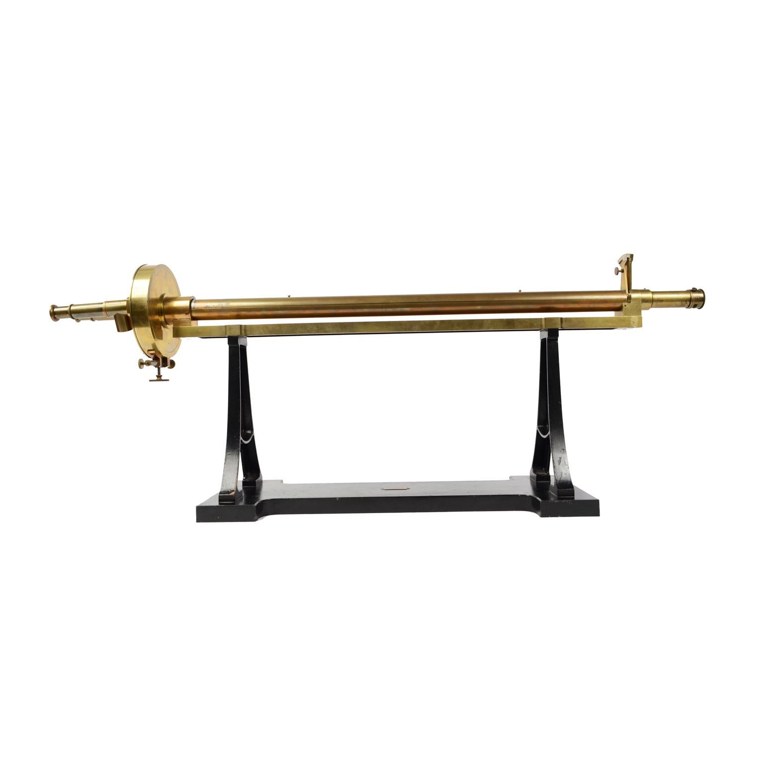 Antike Lippich-Messing-Polarimeter, antike physische Analyse, 1893  Instrument  im Zustand „Gut“ im Angebot in Milan, IT