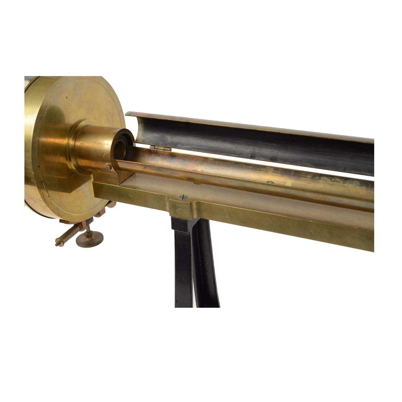 Laiton Polarimètre ancien en laiton de Lippich d'analyse physique ancienne, 1893  Instrument en vente